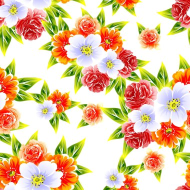 Kusursuz çiçek deseni