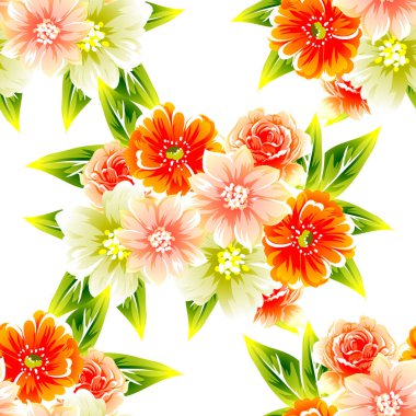 Kusursuz çiçek deseni