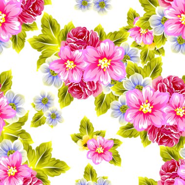 Kusursuz çiçek deseni