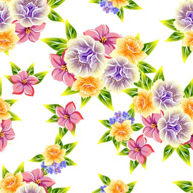 Kusursuz çiçek deseni