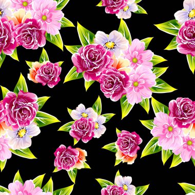 Kusursuz çiçek deseni