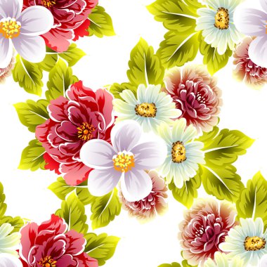 Kusursuz çiçek deseni