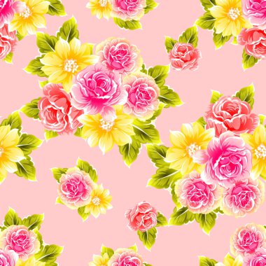 Kusursuz çiçek deseni