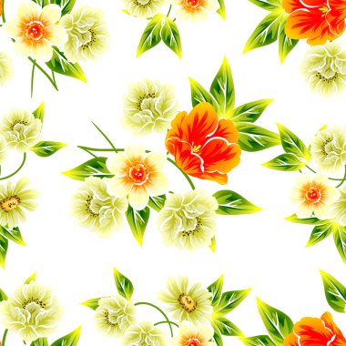 Kusursuz çiçek deseni