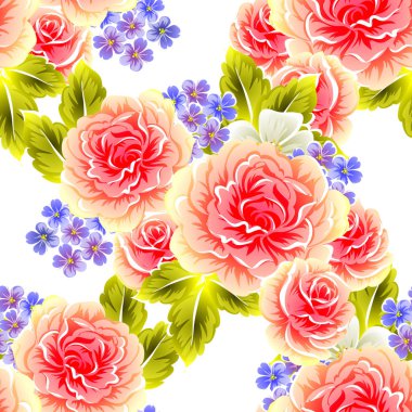 Kusursuz çiçek deseni