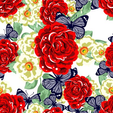 Kusursuz çiçek deseni