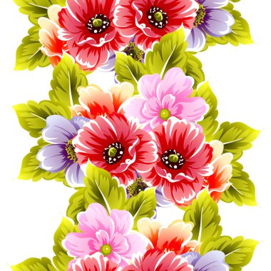 Kusursuz çiçek deseni