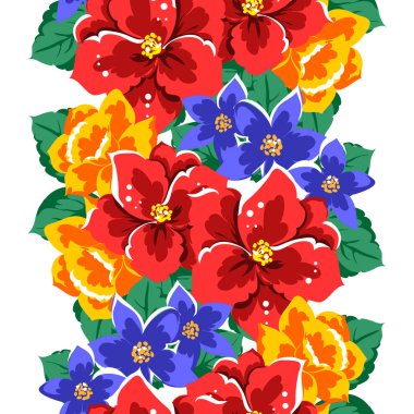 Kusursuz çiçek deseni