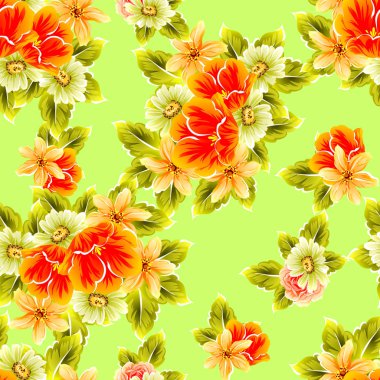 Kusursuz çiçek deseni