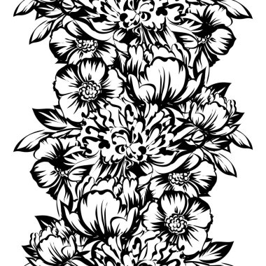 Kusursuz çiçek deseni