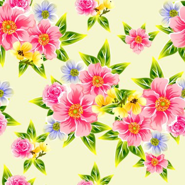 Kusursuz çiçek deseni