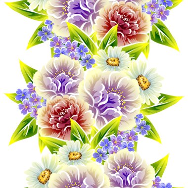 Kusursuz çiçek deseni