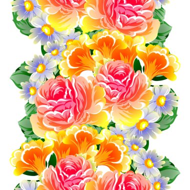 Kusursuz çiçek deseni