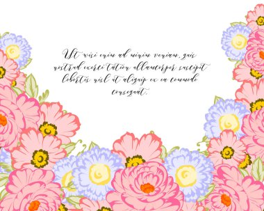 İhale çiçek davetiye