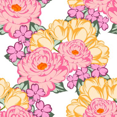 Kusursuz çiçek deseni