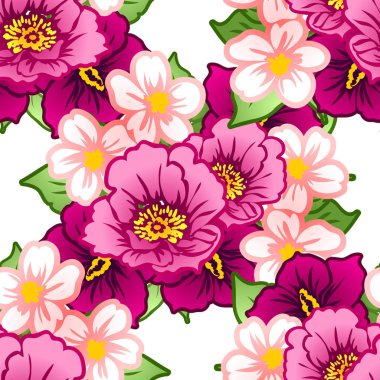 Kusursuz çiçek deseni