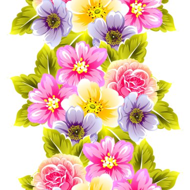 Kusursuz çiçek deseni