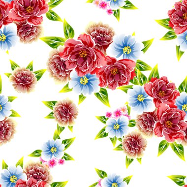 Kusursuz çiçek deseni