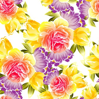 Kusursuz çiçek deseni