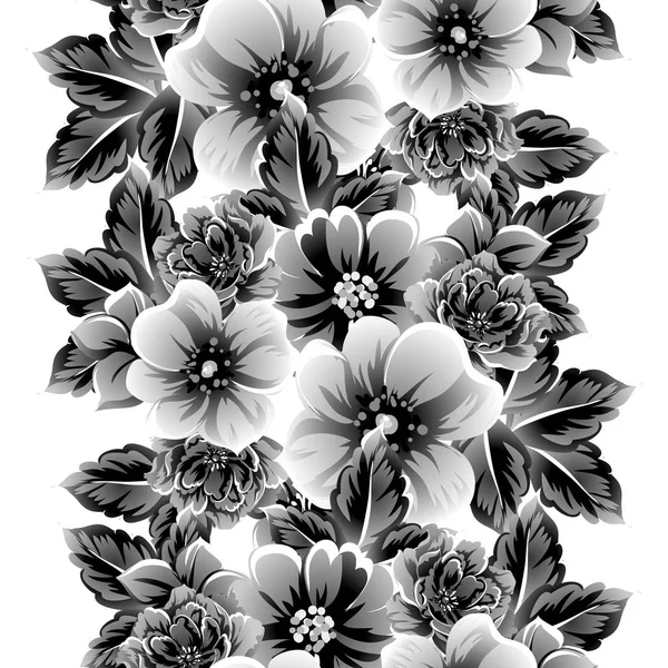 Naadloos bloemenpatroon — Stockvector