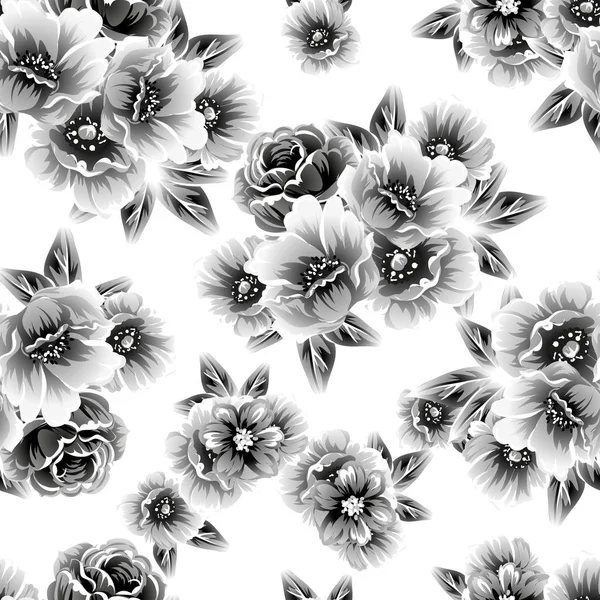 Seamless floral pattern — Stock Vector