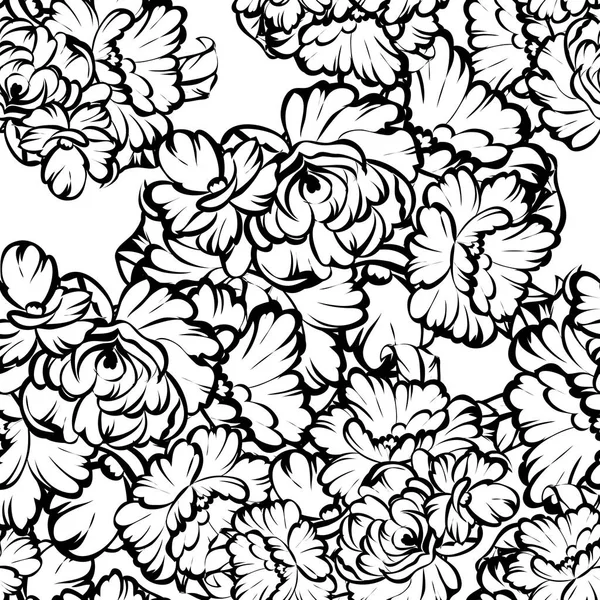 Modèle floral sans couture — Image vectorielle