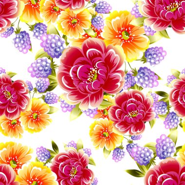 Kusursuz çiçek deseni