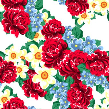 Kusursuz çiçek deseni