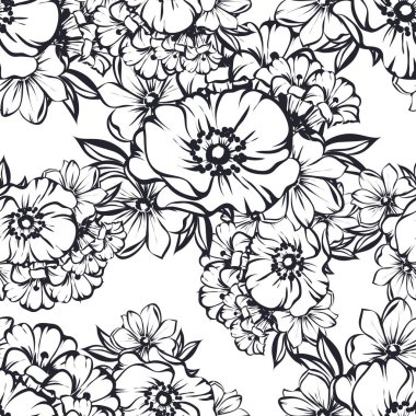 Kusursuz çiçek deseni