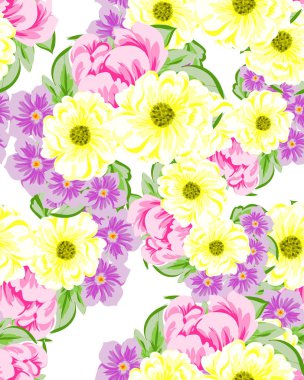 Kusursuz çiçek deseni