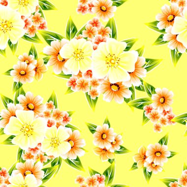 Kusursuz çiçek deseni