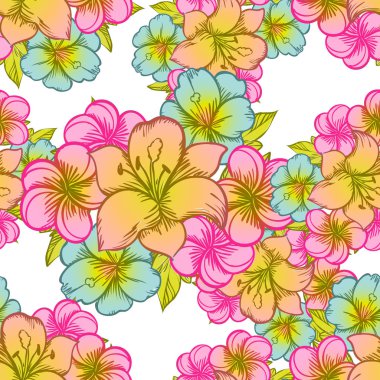 Kusursuz çiçek deseni