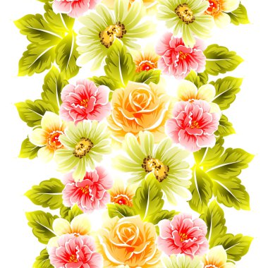 Kusursuz çiçek deseni