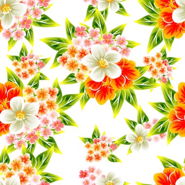 Kusursuz çiçek deseni