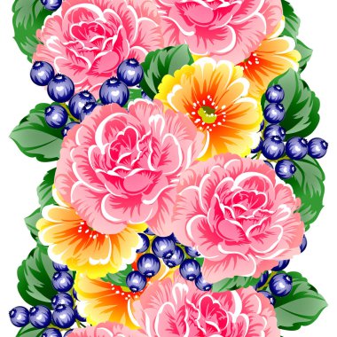 Kusursuz çiçek deseni