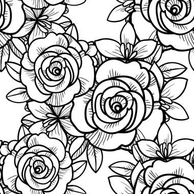 Kusursuz çiçek deseni