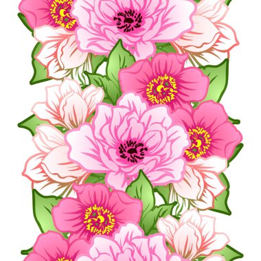 Kusursuz çiçek deseni