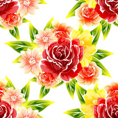 Kusursuz çiçek deseni