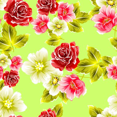 Kusursuz çiçek deseni