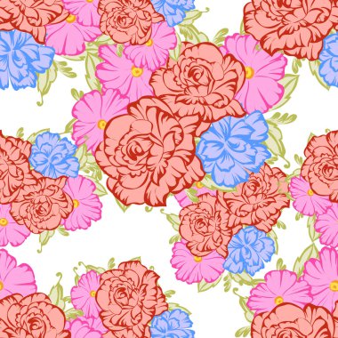 Kusursuz çiçek deseni