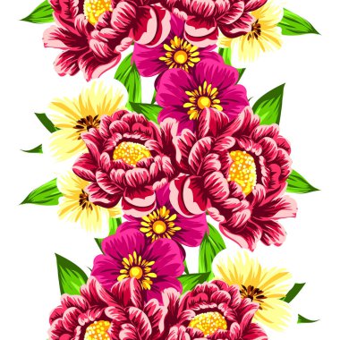 Kusursuz çiçek deseni