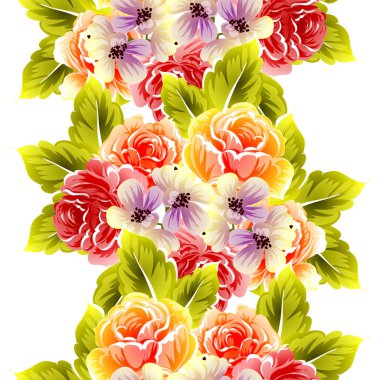 Kusursuz çiçek deseni