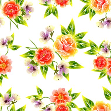 Kusursuz çiçek deseni