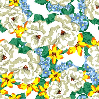 Kusursuz çiçek deseni