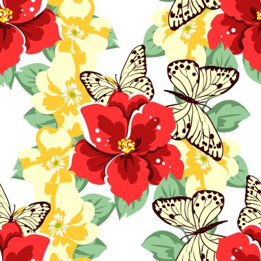 Kusursuz çiçek deseni