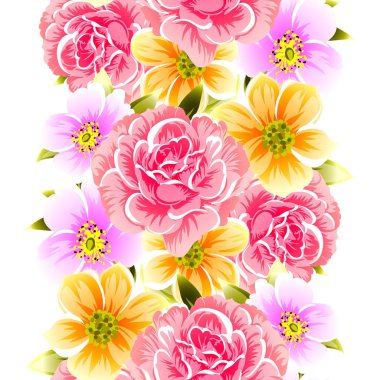 Kusursuz çiçek deseni