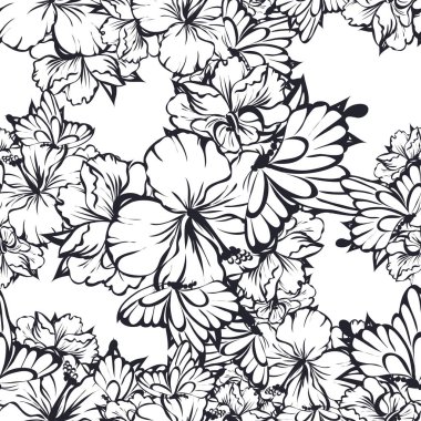 Kusursuz çiçek deseni