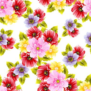 Kusursuz çiçek deseni