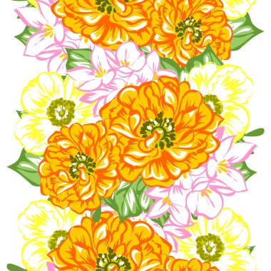 Kusursuz çiçek deseni