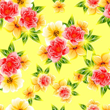 Kusursuz çiçek deseni